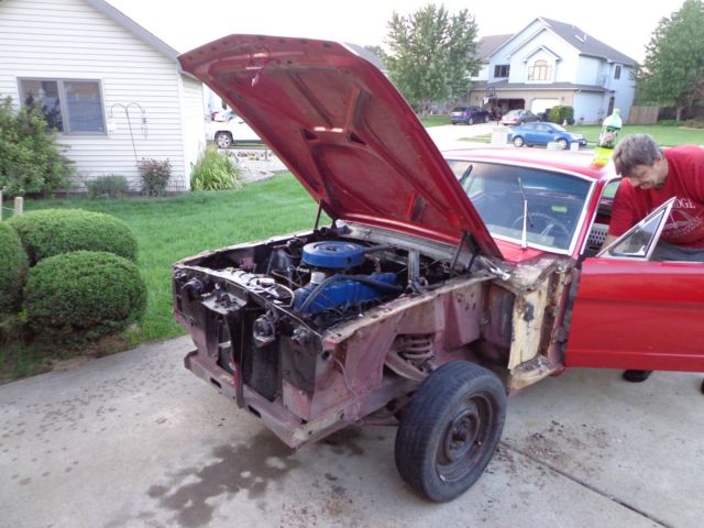 1966 Red Ford Mustang Coupe