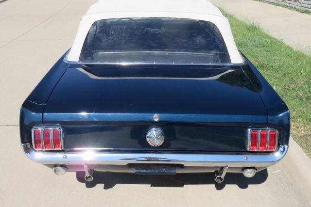 1966 Blue Ford Mustang Convertible