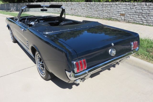 1966 Blue Ford Mustang Convertible