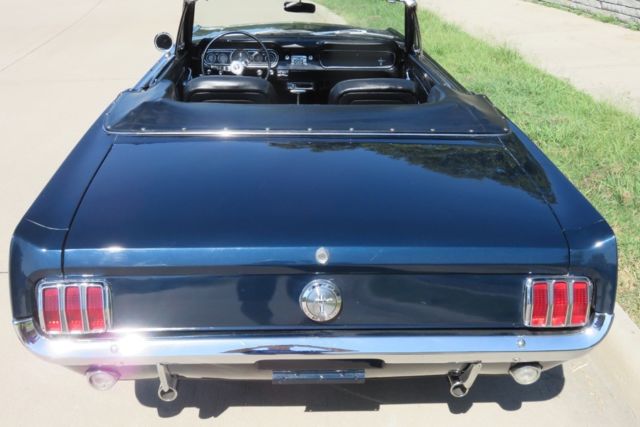 1966 Blue Ford Mustang Convertible