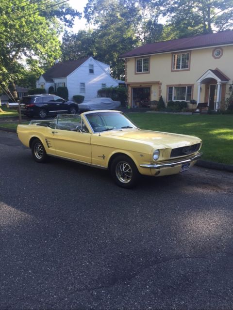 1966 Red Ford Mustang Convertible