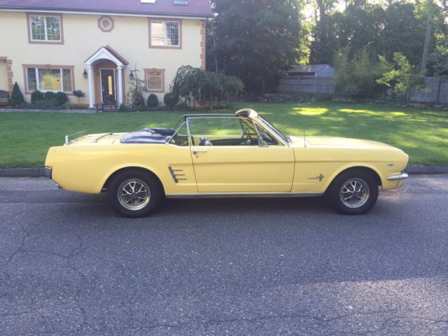 1966 Red Ford Mustang Convertible