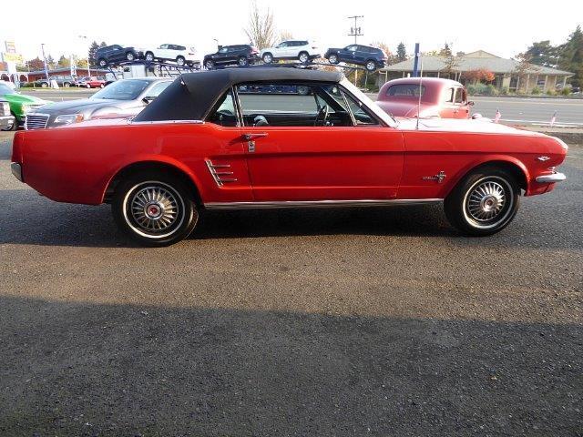 1966 Red Ford Mustang Convertible