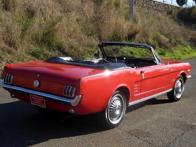 1966 Red Ford Mustang Convertible