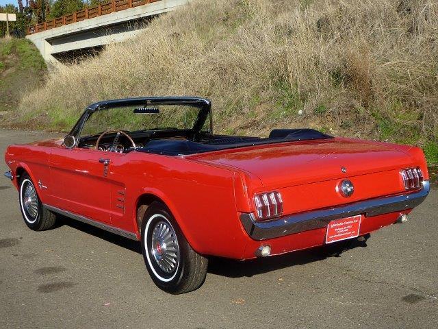 1966 Red Ford Mustang Convertible