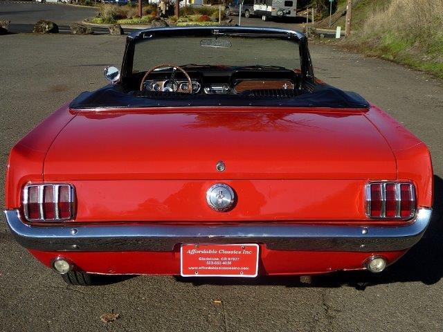 1966 Red Ford Mustang Convertible