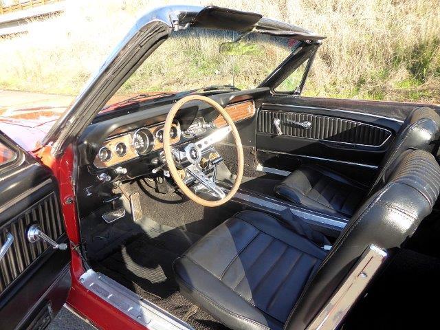1966 Red Ford Mustang Convertible
