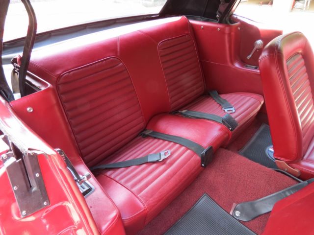 1966 Red Ford Mustang Convertible