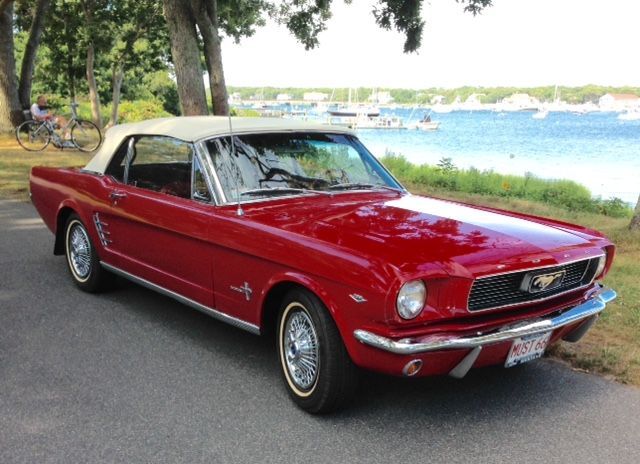 1966 Red Ford Mustang Convertible
