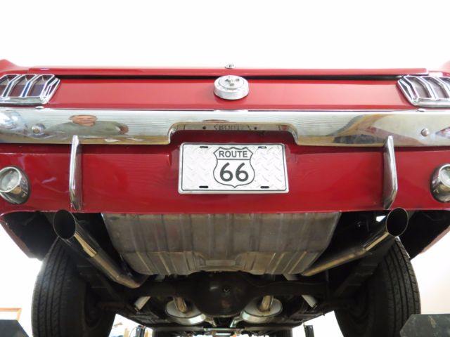 1966 Red Ford Mustang Convertible
