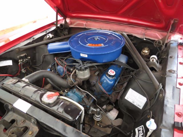 1966 Red Ford Mustang Convertible