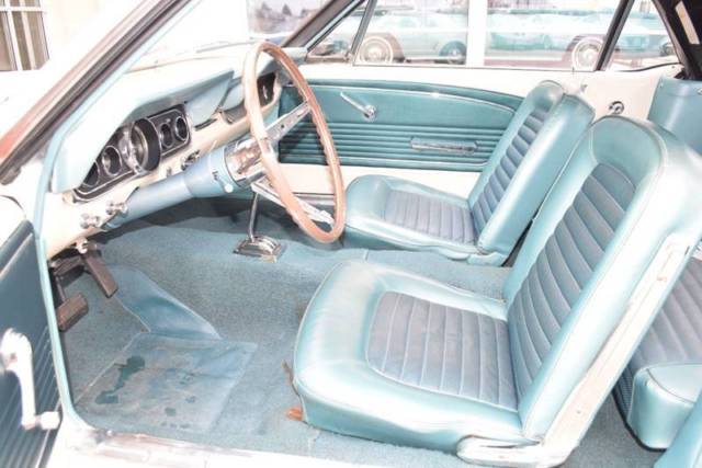 1966 White Ford Mustang Convertible