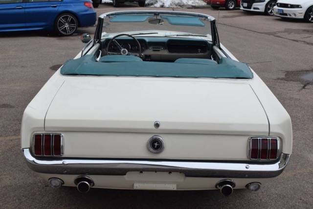 1966 White Ford Mustang Convertible