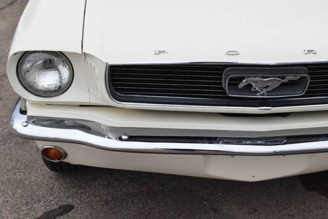 1966 White Ford Mustang Convertible