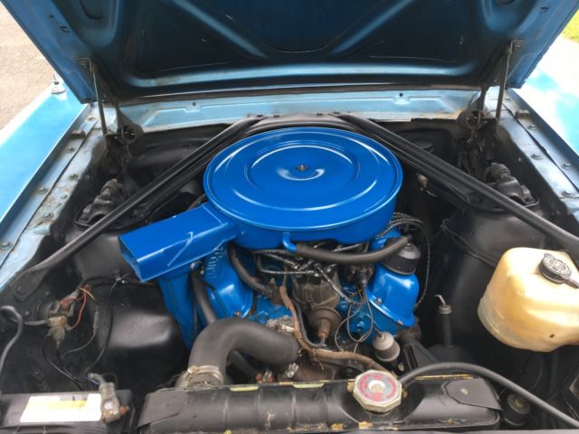 1966 Blue Ford Mustang Convertible