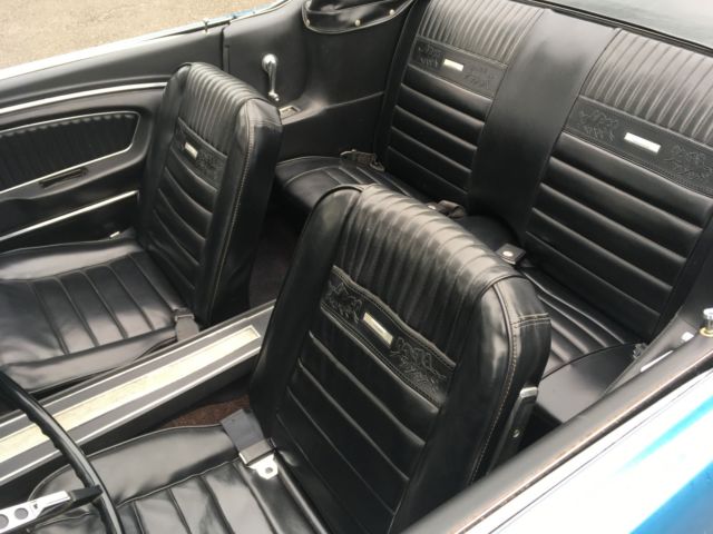 1966 Blue Ford Mustang Convertible