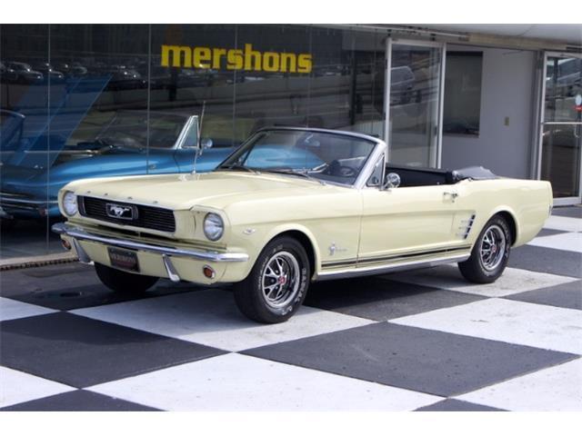 1966 Yellow Ford Mustang Convertible