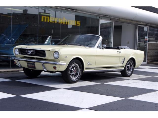 1966 Yellow Ford Mustang Convertible