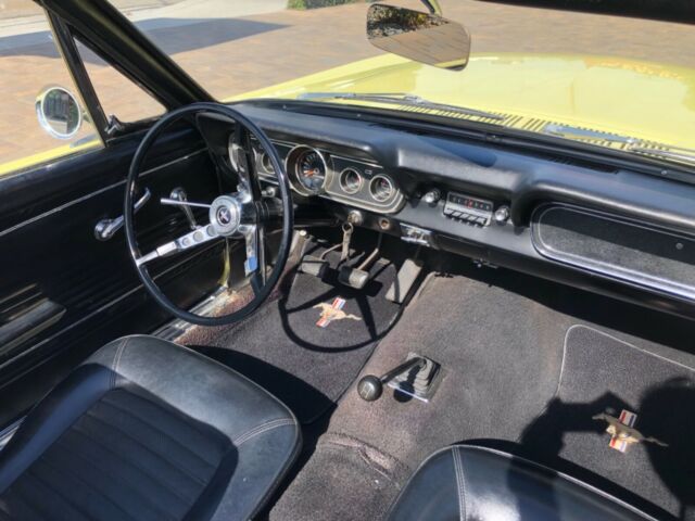 1966 Yellow Ford Mustang Convertible