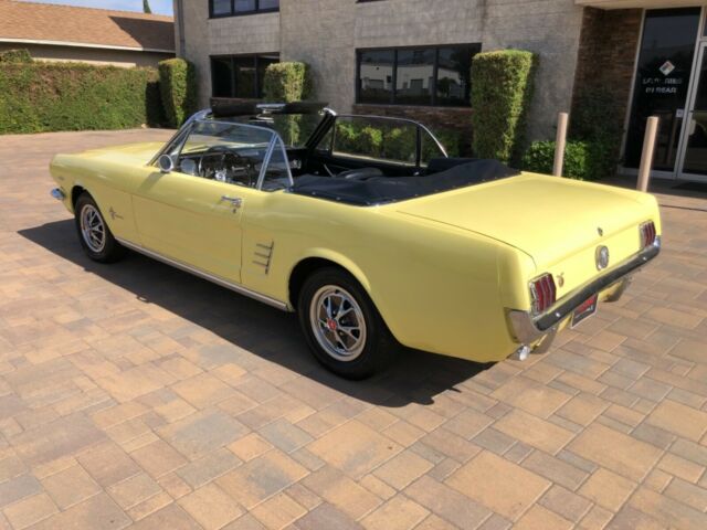 1966 Yellow Ford Mustang Convertible
