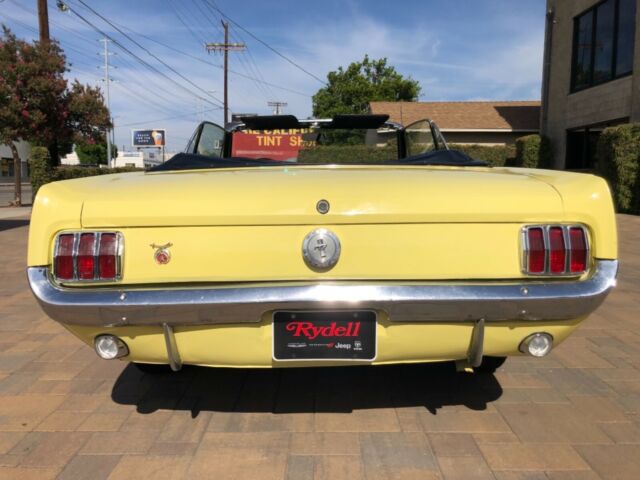 1966 Yellow Ford Mustang Convertible