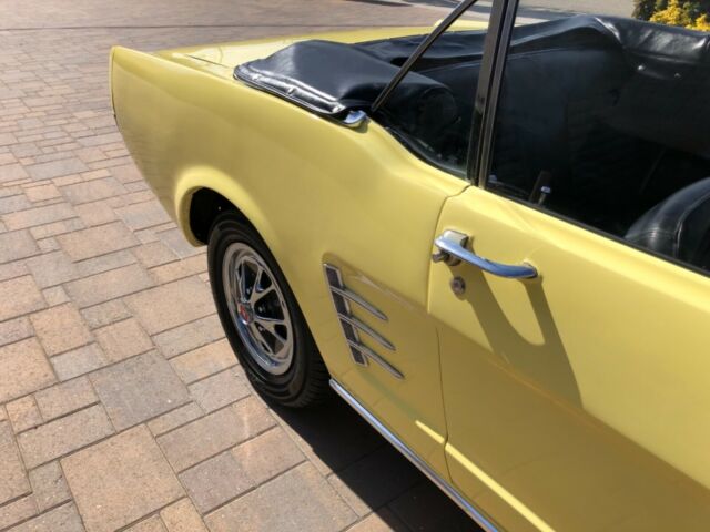 1966 Yellow Ford Mustang Convertible
