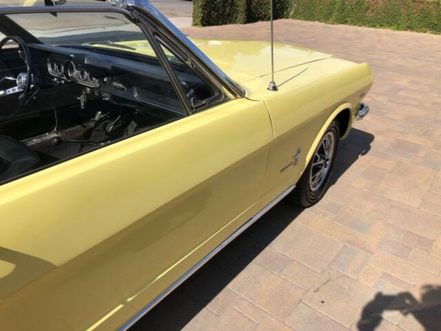 1966 Yellow Ford Mustang Convertible