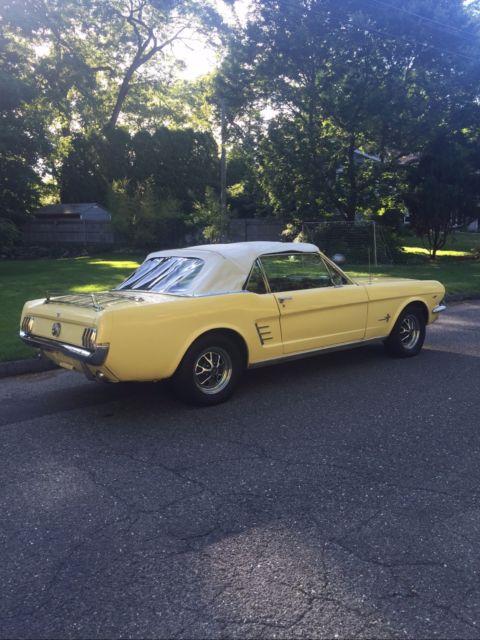 1966 Red Ford Mustang Convertible