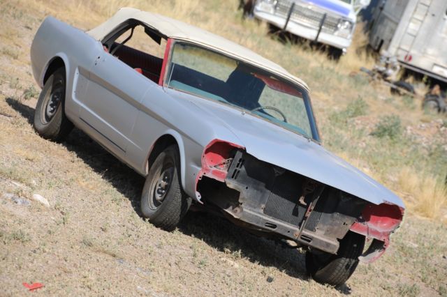 1966 Red Ford Mustang Convertible