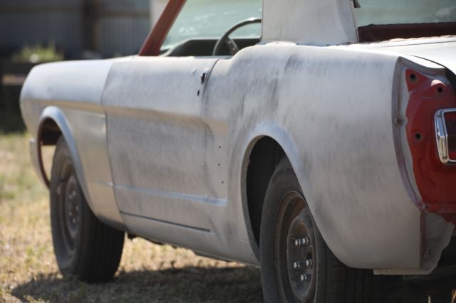 1966 Red Ford Mustang Convertible