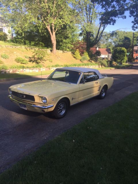 1966 Red Ford Mustang Convertible