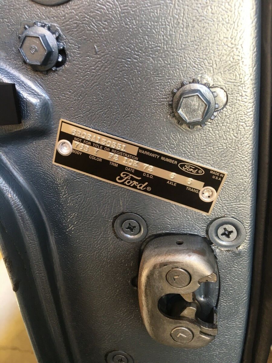 1966 Blue Ford Mustang