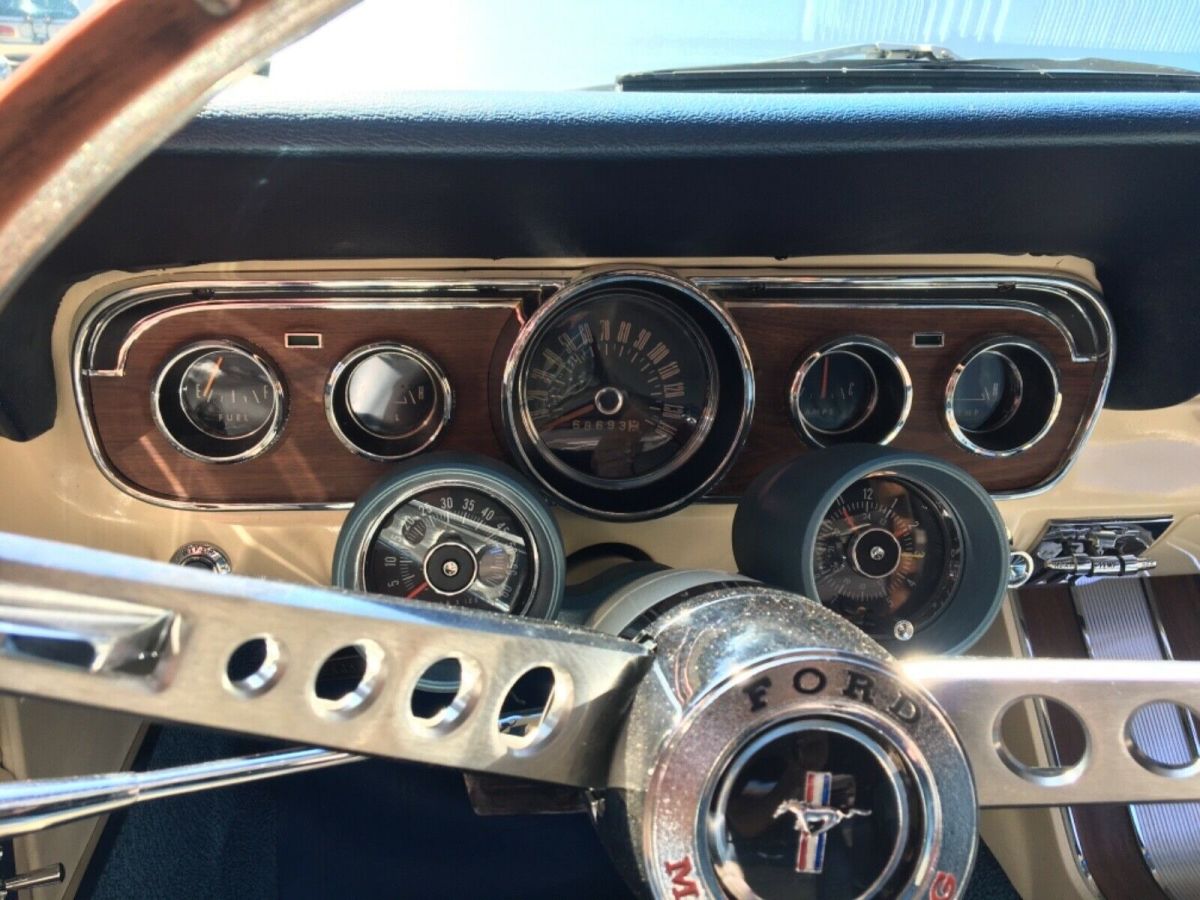 1966 Blue Ford Mustang