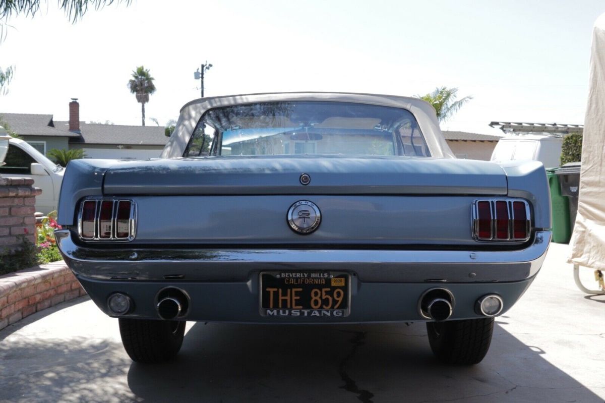 1966 Blue Ford Mustang