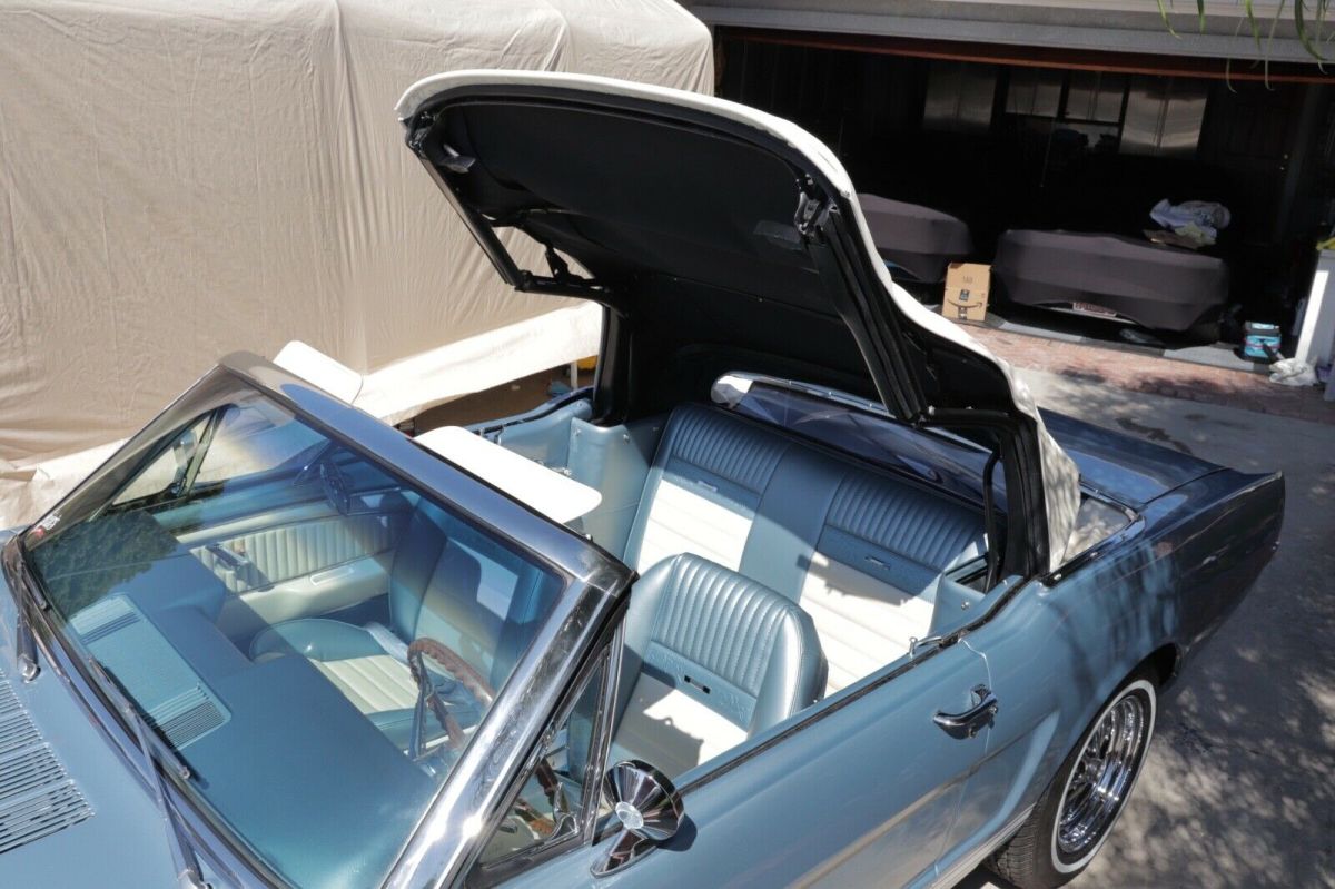 1966 Blue Ford Mustang