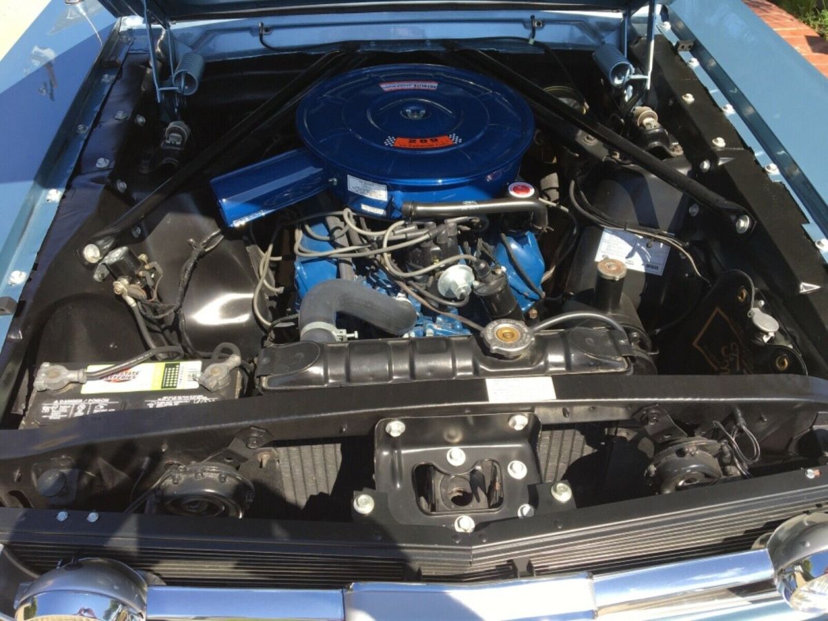 1966 Blue Ford Mustang