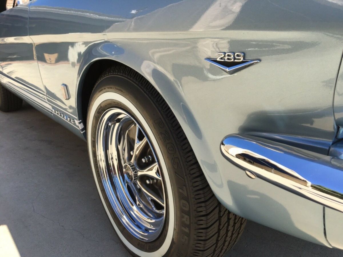 1966 Blue Ford Mustang