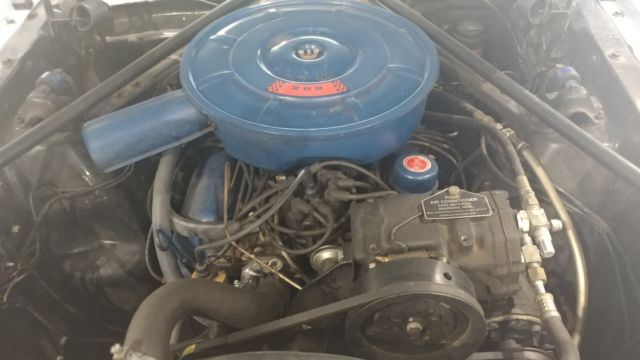 1966 Blue Ford Mustang Convertible