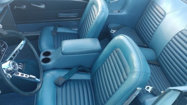 1966 Blue Ford Mustang Convertible