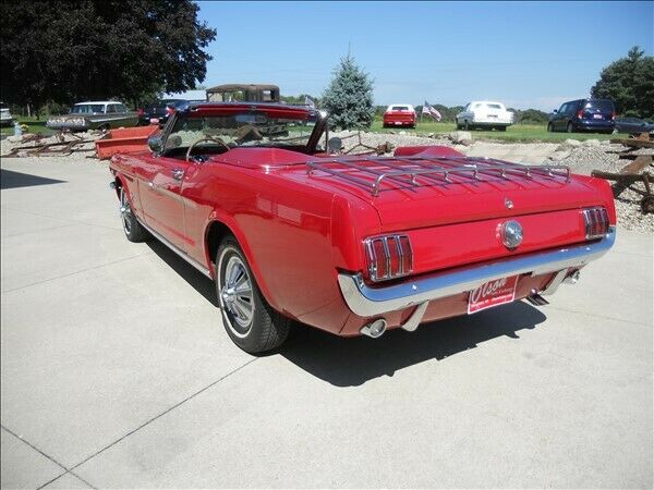 1966 Red Ford Mustang Convertible