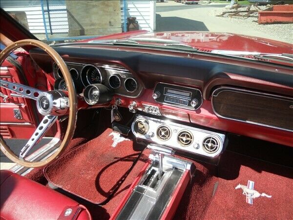 1966 Red Ford Mustang Convertible
