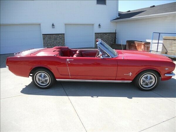 1966 Red Ford Mustang Convertible