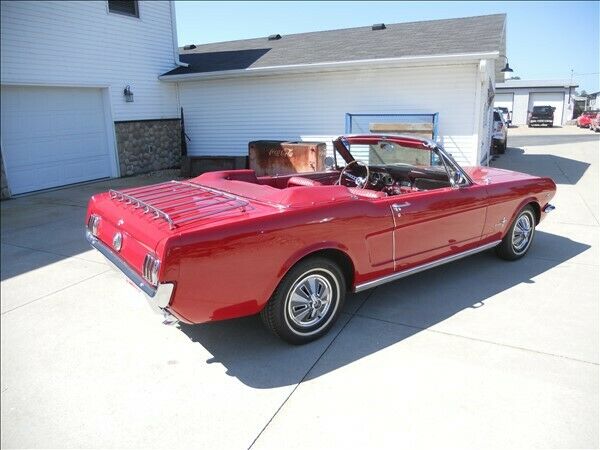 1966 Red Ford Mustang Convertible