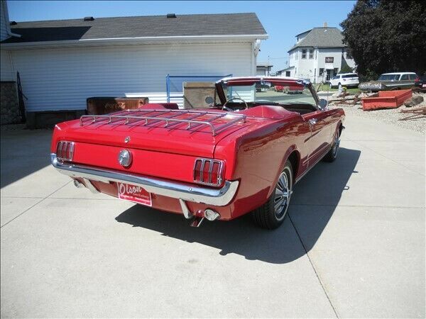 1966 Red Ford Mustang Convertible
