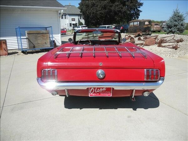 1966 Red Ford Mustang Convertible