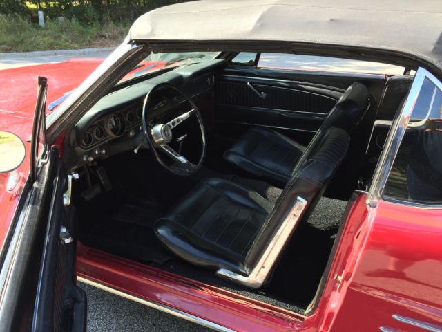 1966 Red Ford Mustang Convertible