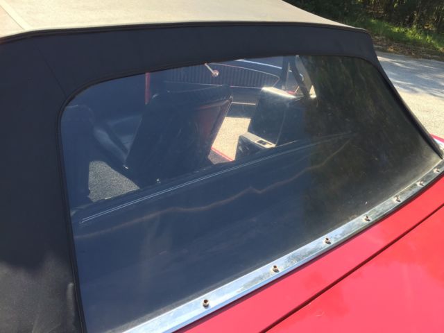 1966 Red Ford Mustang Convertible