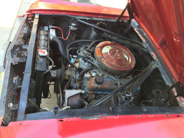 1966 Red Ford Mustang Convertible