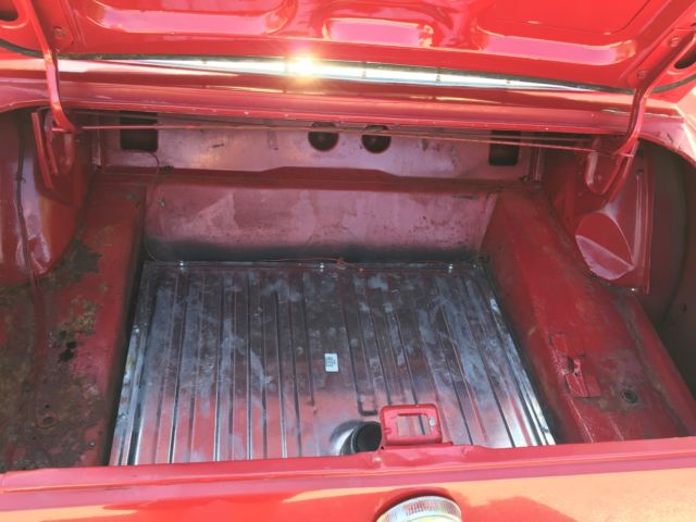 1966 Red Ford Mustang Convertible