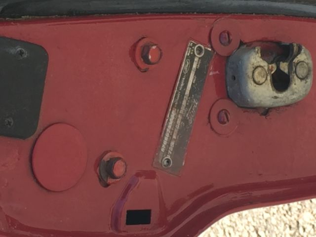 1966 Red Ford Mustang Convertible